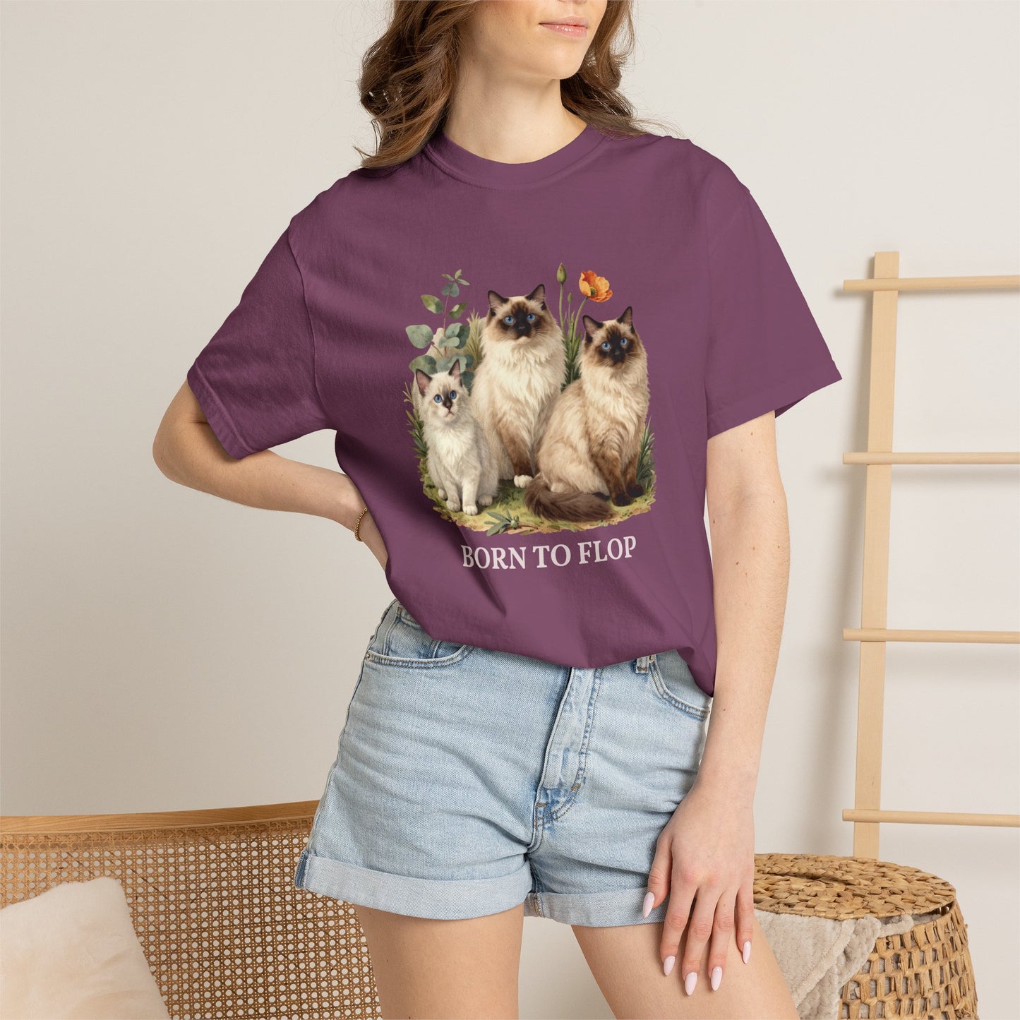 Personalized Ragdoll Cat Shirt — Custom Text Trio Tee