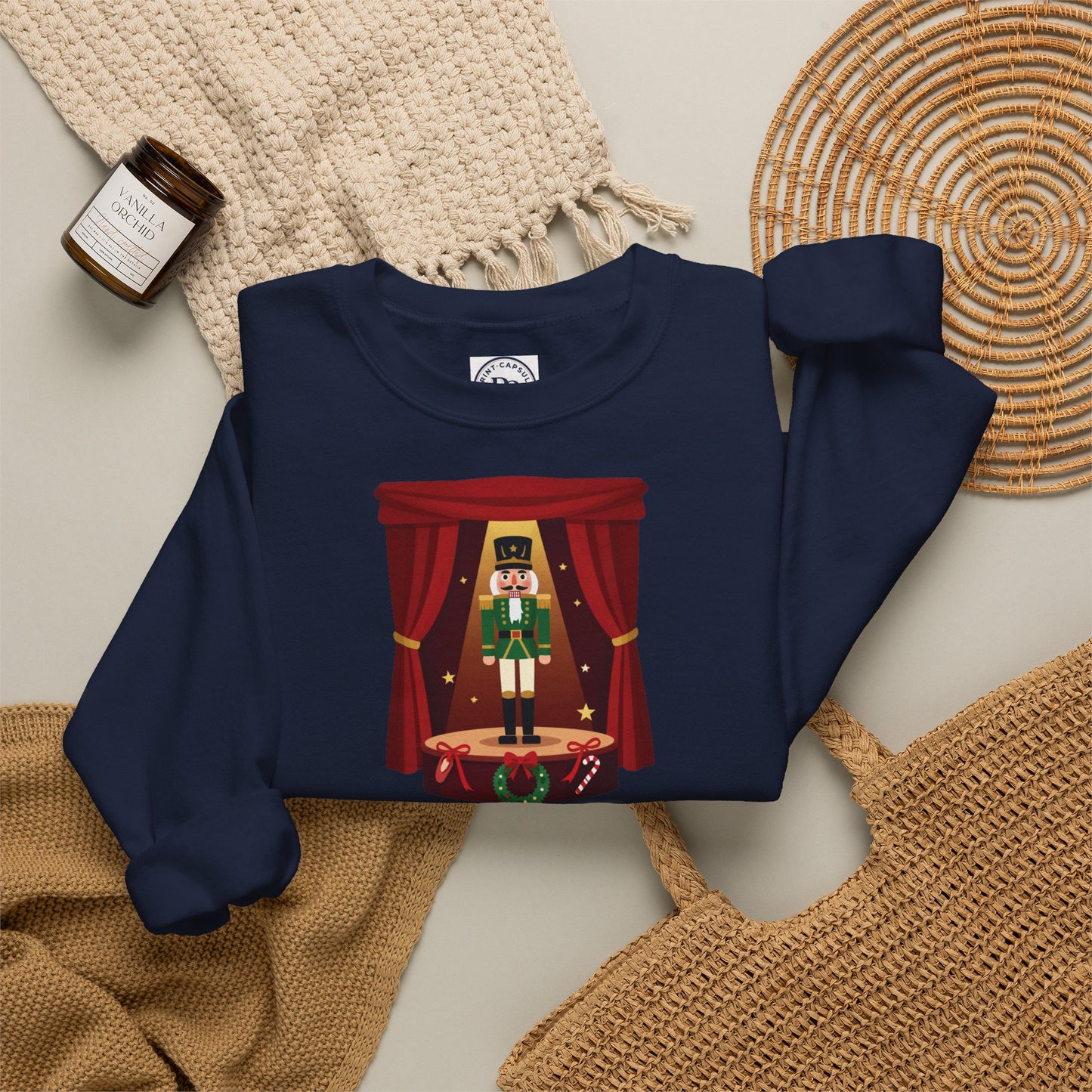 Personalized Nutcracker Season Sweatshirt — Nutcracker on Stage Dance Studio Crewneck (Add Studio Name)