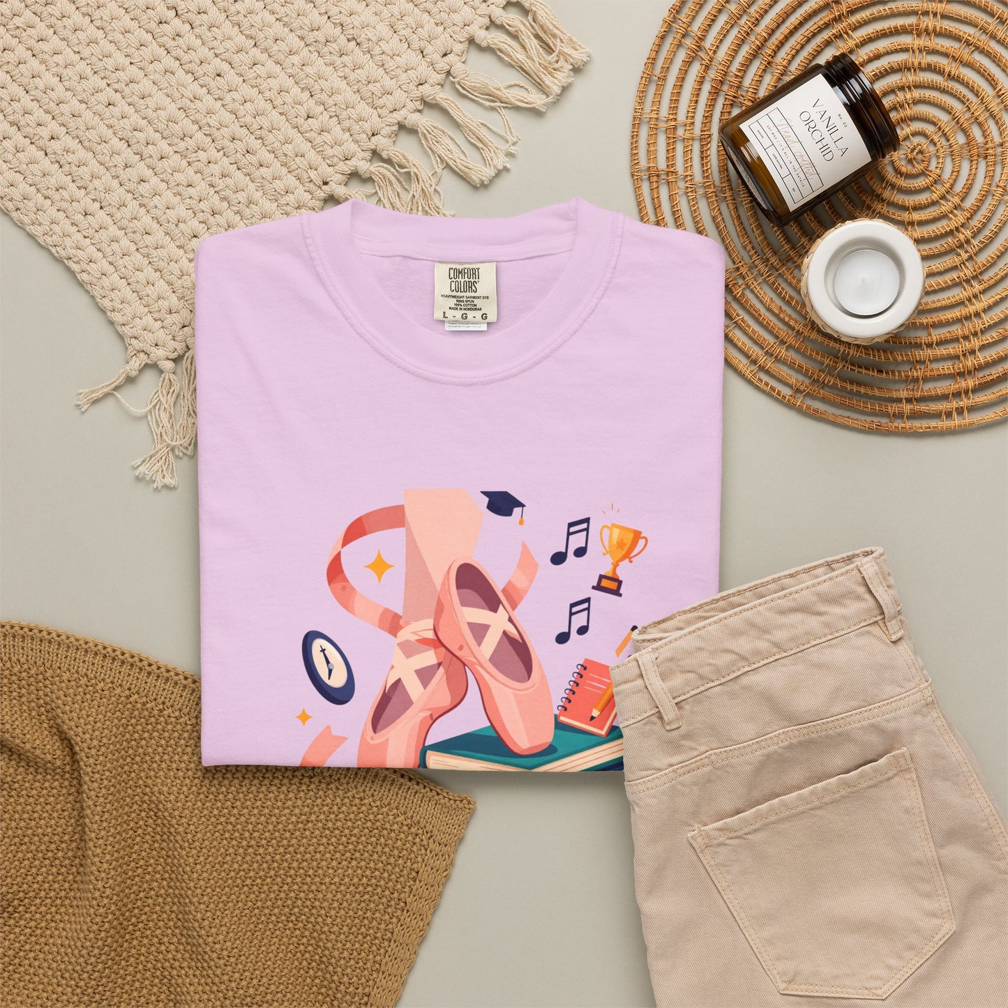 Personalized Ballet & Books Tee — Dance Recital & Book Lover Gift (Add Your Name)
