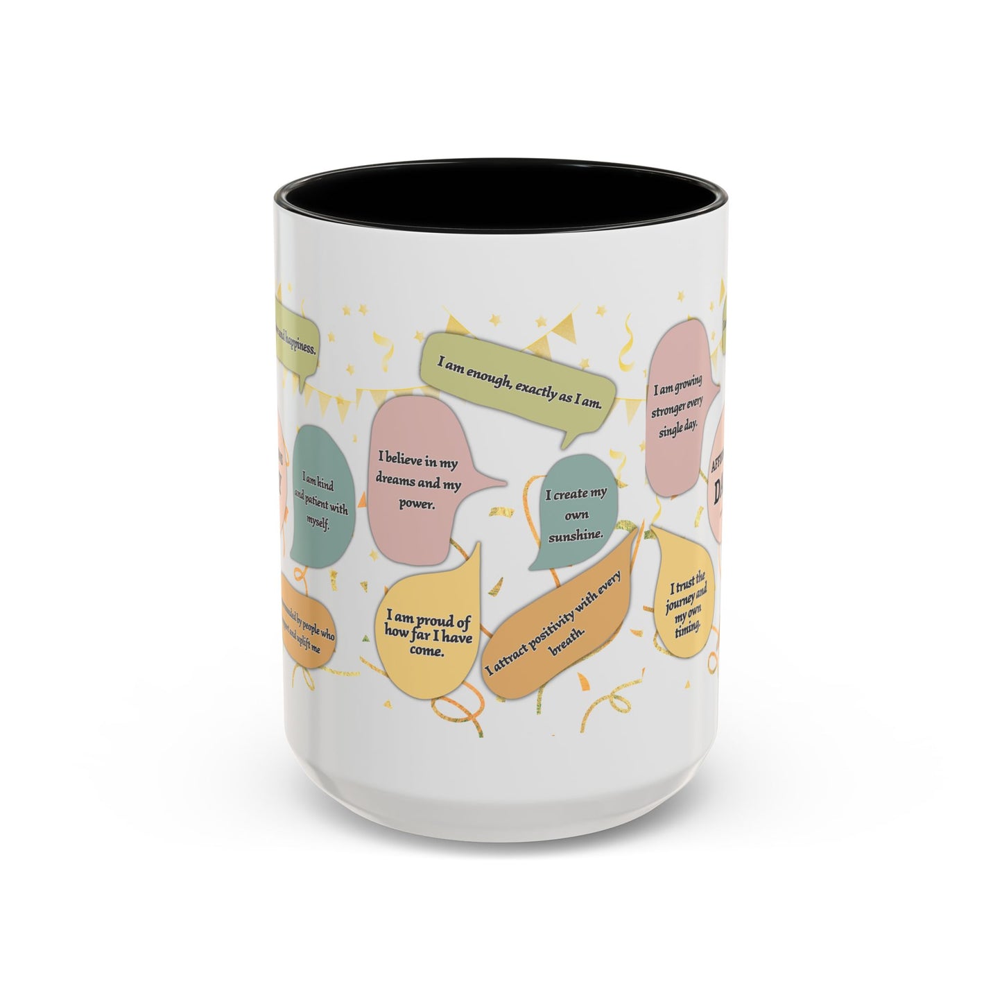 Affirmations Daily Ceramic Mug — Positive Self-Talk