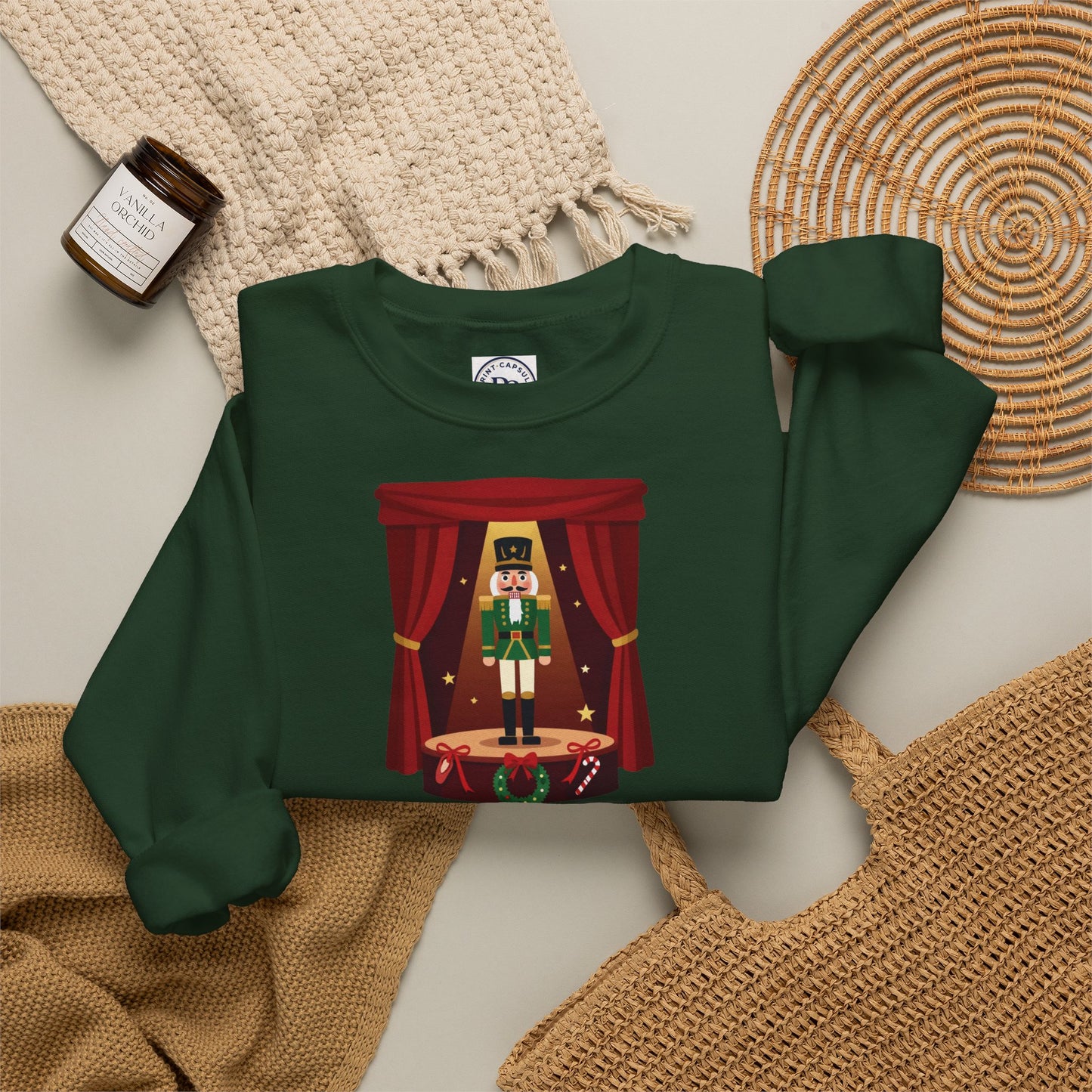 Personalized Nutcracker Season Sweatshirt — Nutcracker on Stage Dance Studio Crewneck (Add Studio Name)