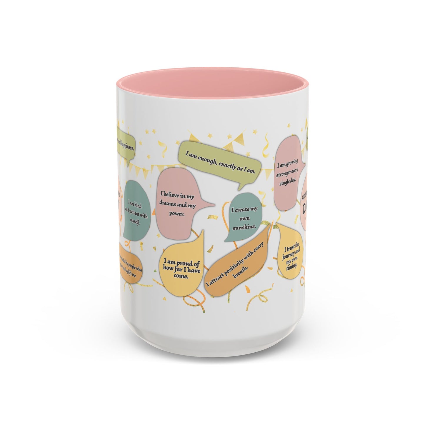 Affirmations Daily Ceramic Mug — Positive Self-Talk