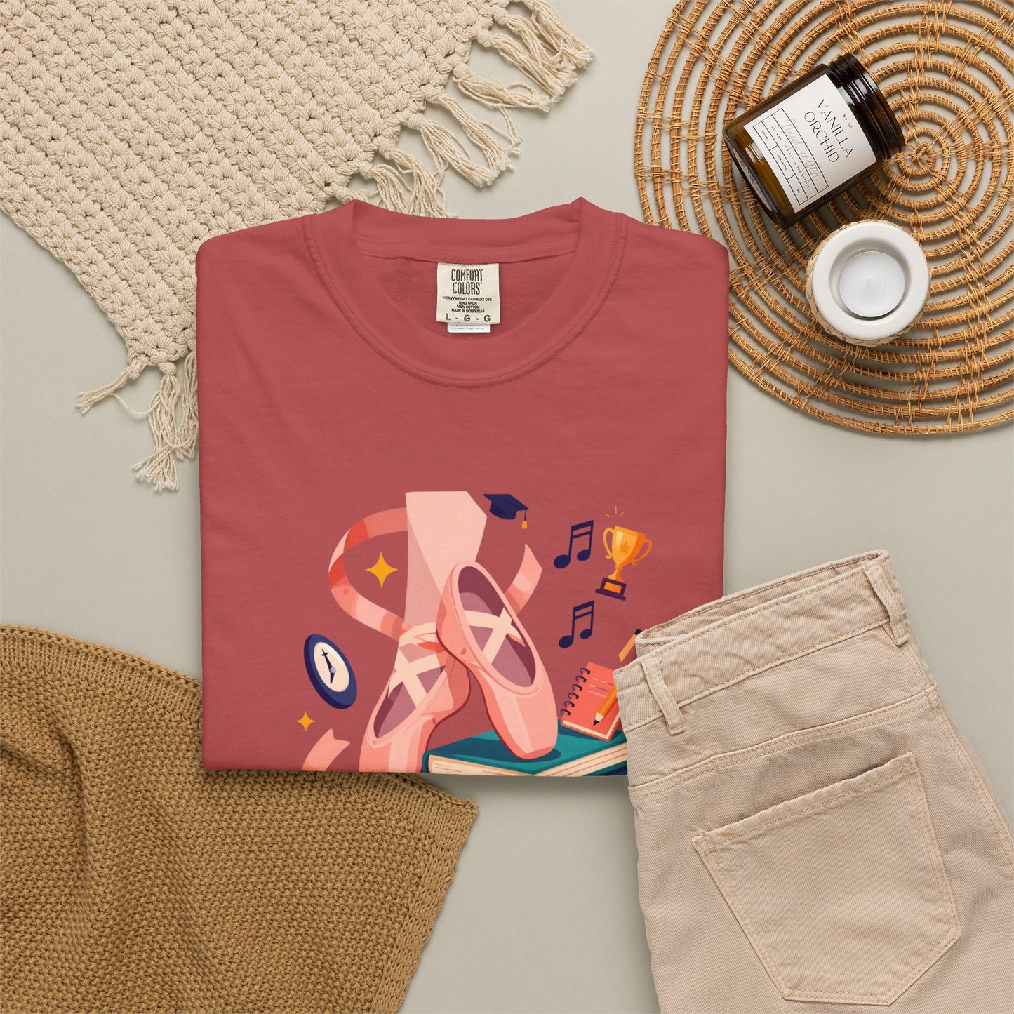 Personalized Ballet & Books Tee — Dance Recital & Book Lover Gift (Add Your Name)