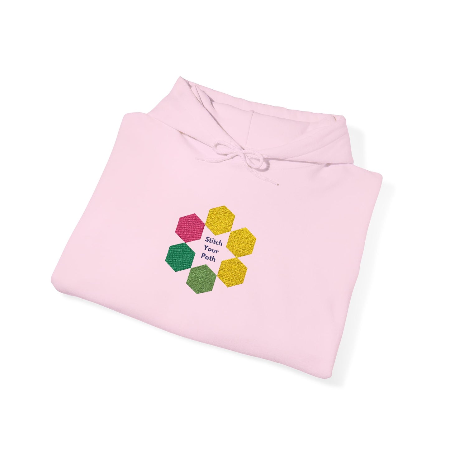 Hexagon Floral Hoodie — "Bloom Where You Are Planted"