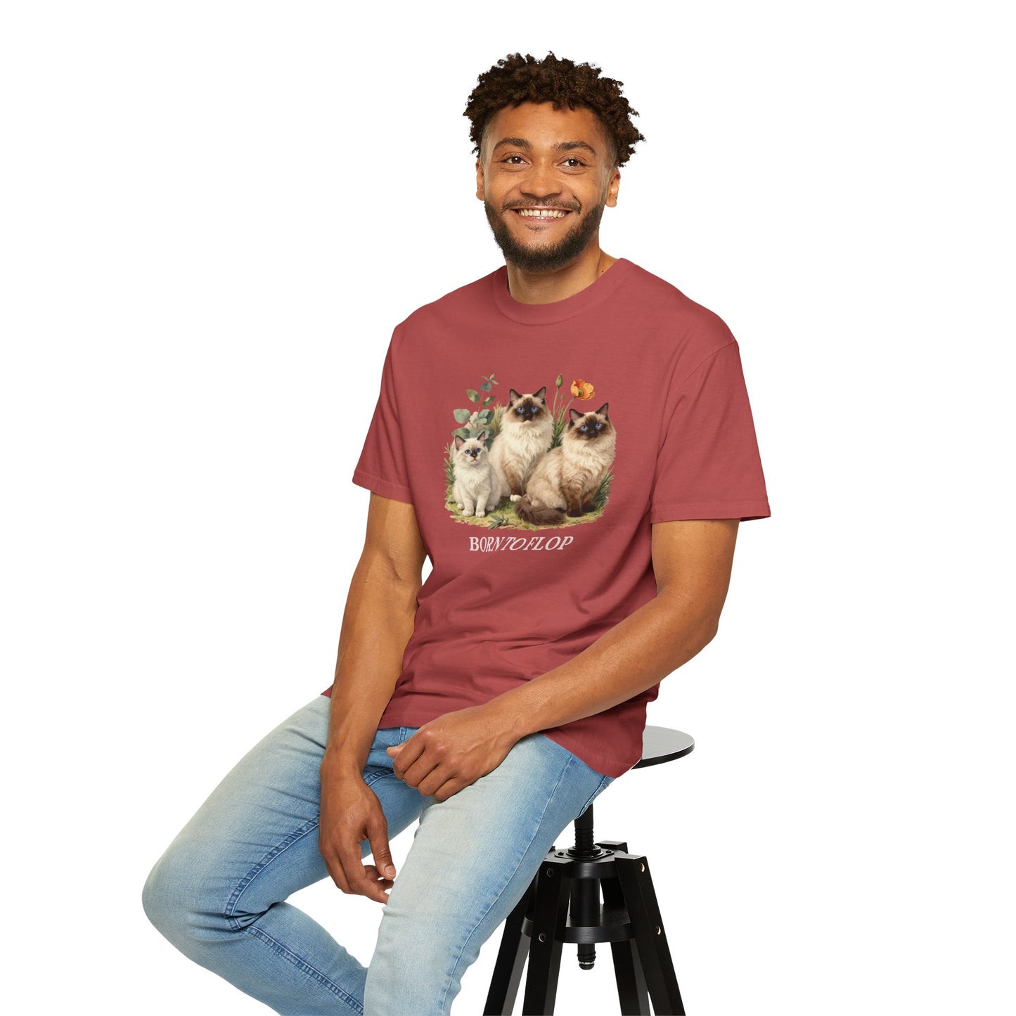 Personalized Ragdoll Cat Shirt — Custom Text Trio Tee