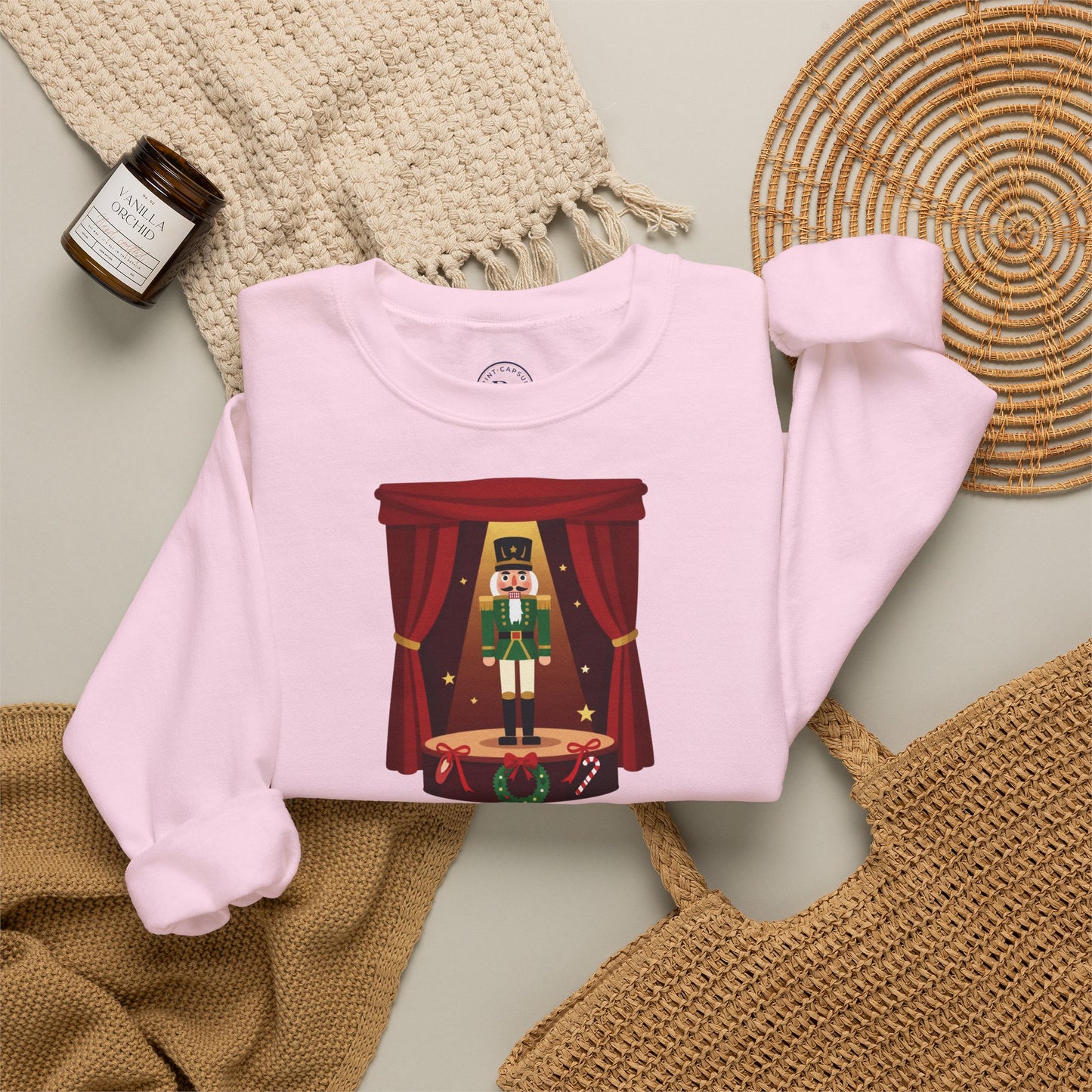 Personalized Nutcracker Season Sweatshirt — Nutcracker on Stage Dance Studio Crewneck (Add Studio Name)