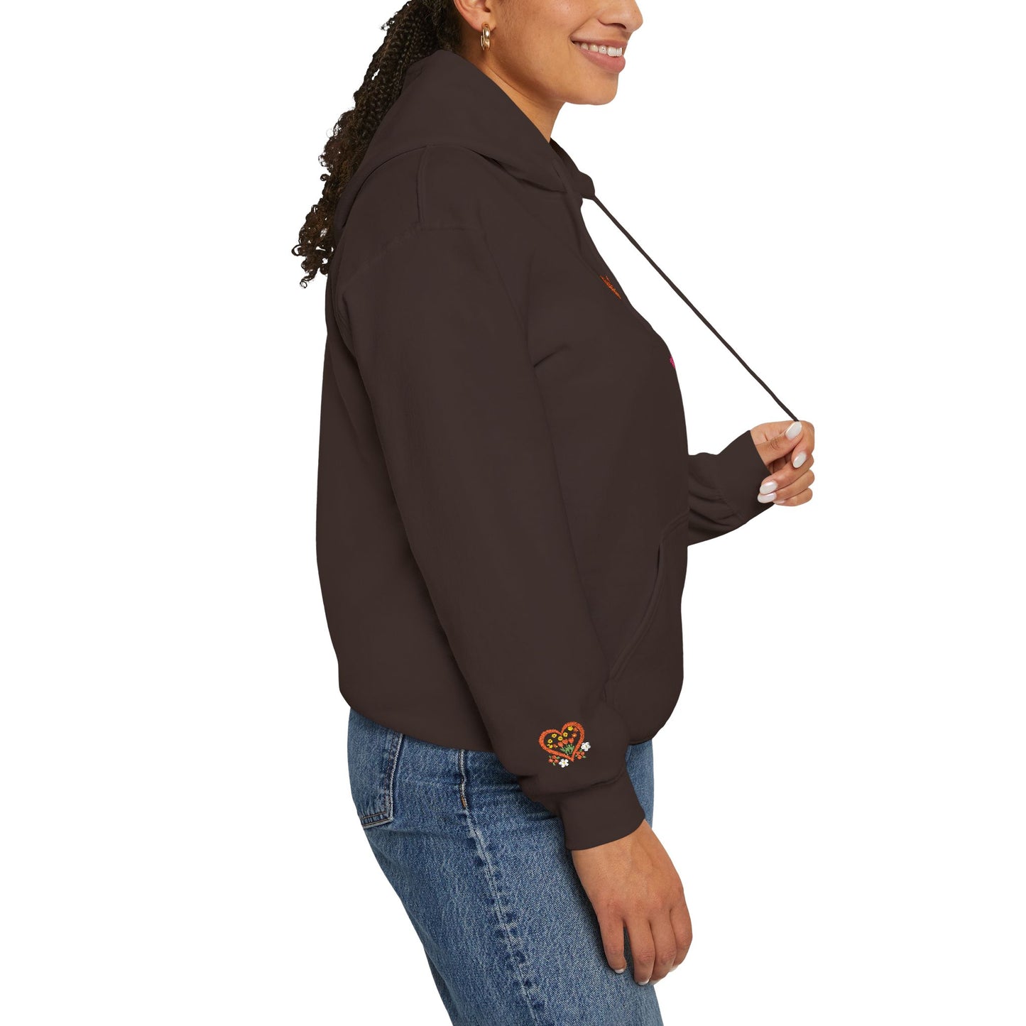 Bloom With Grace Floral Hoodie — Inspirational Heart