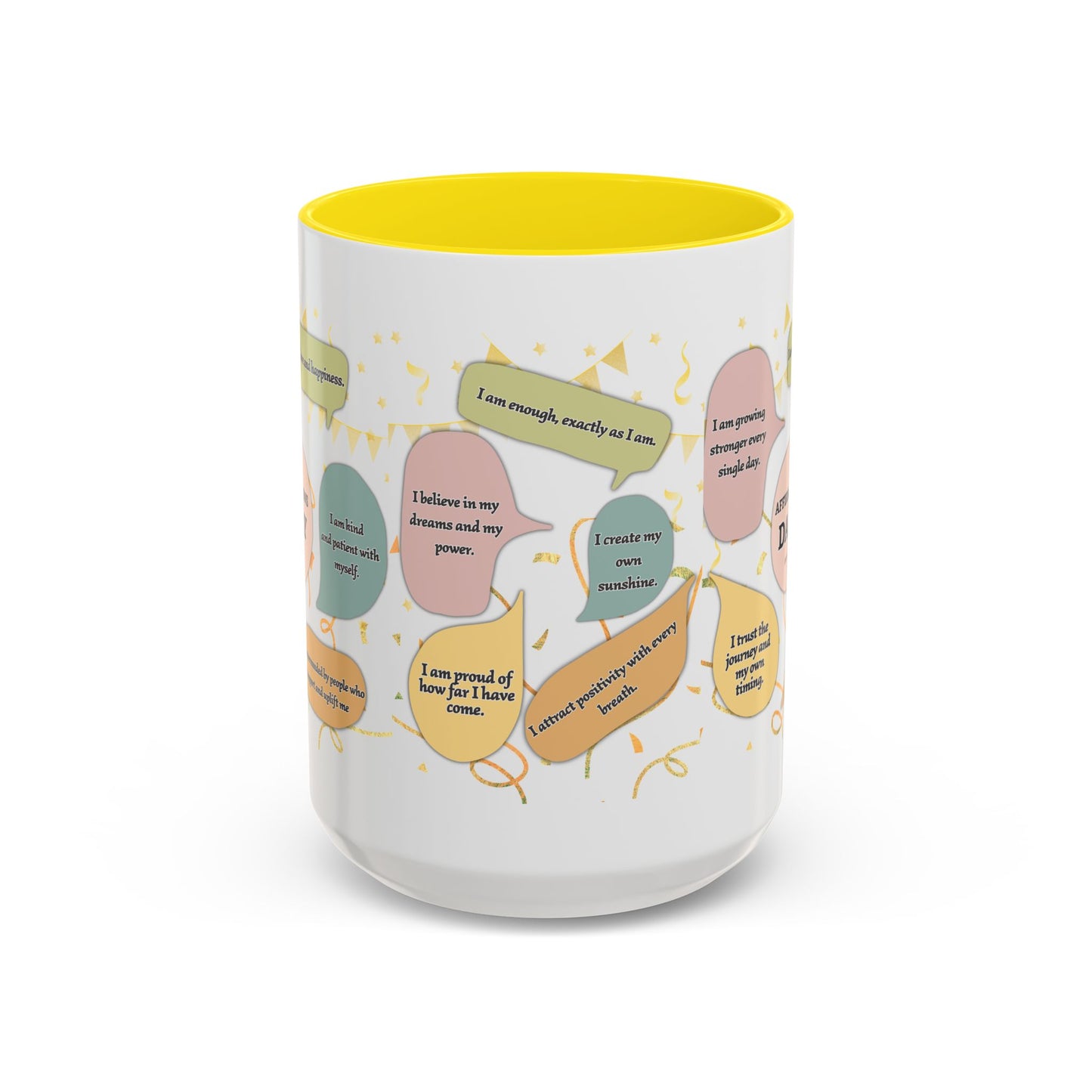 Affirmations Daily Ceramic Mug — Positive Self-Talk