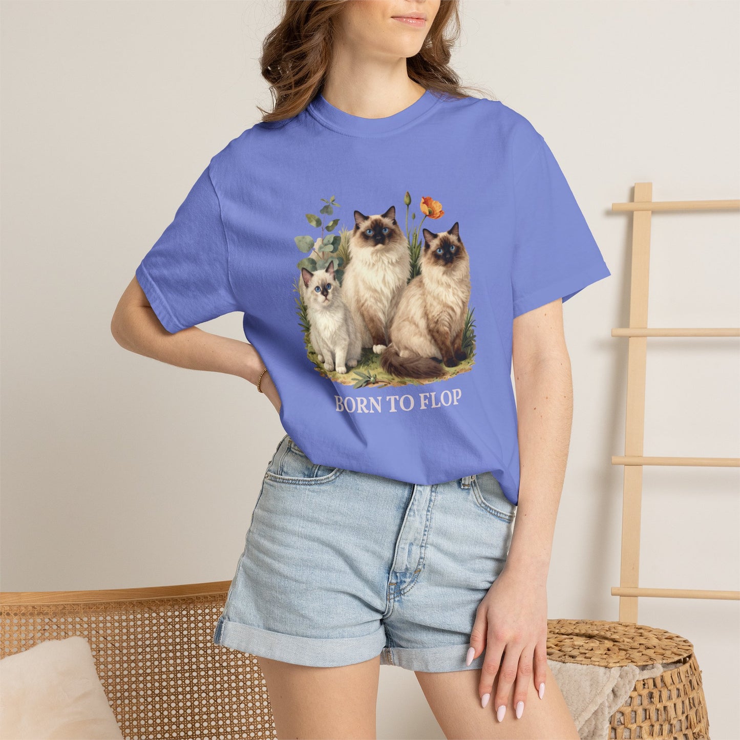 Personalized Ragdoll Cat Shirt — Custom Text Trio Tee