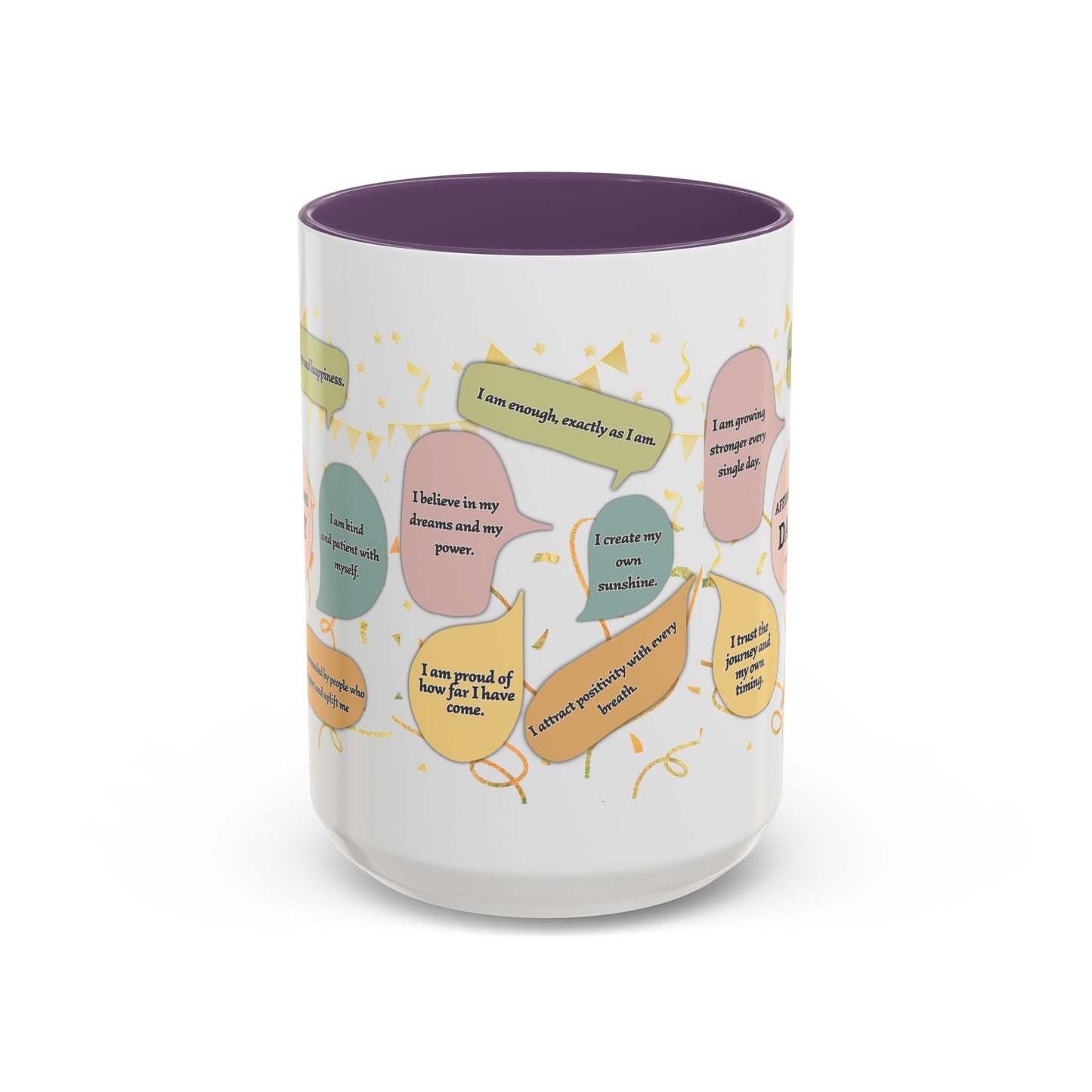 Affirmations Daily Ceramic Mug — Positive Self-Talk