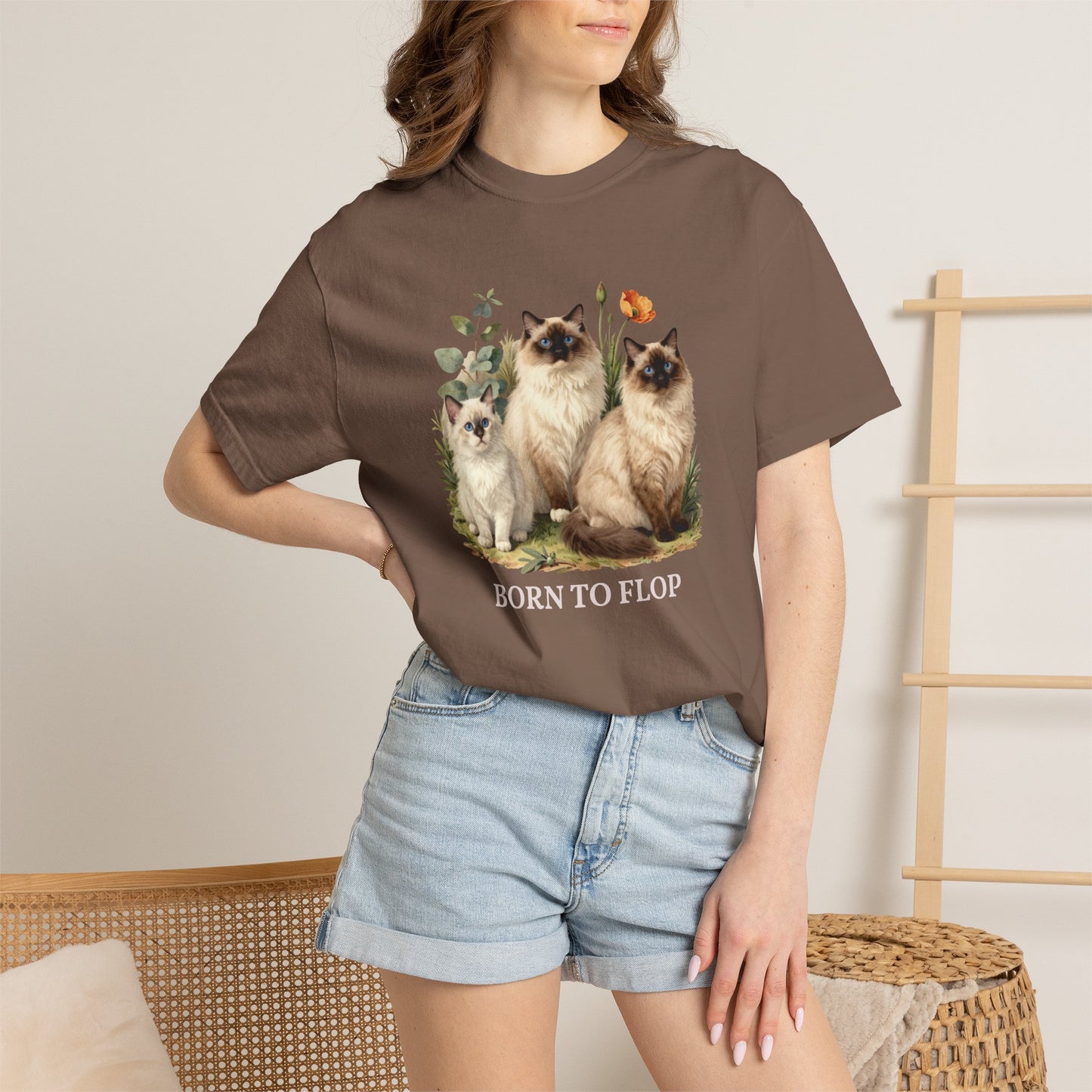 Personalized Ragdoll Cat Shirt — Custom Text Trio Tee