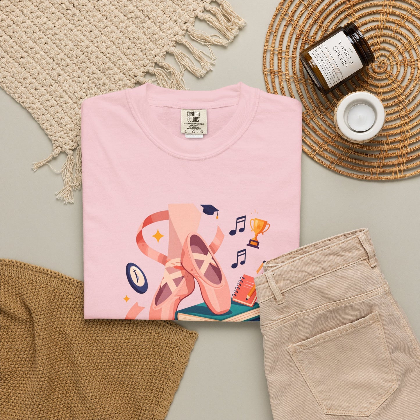 Personalized Ballet & Books Tee — Dance Recital & Book Lover Gift (Add Your Name)