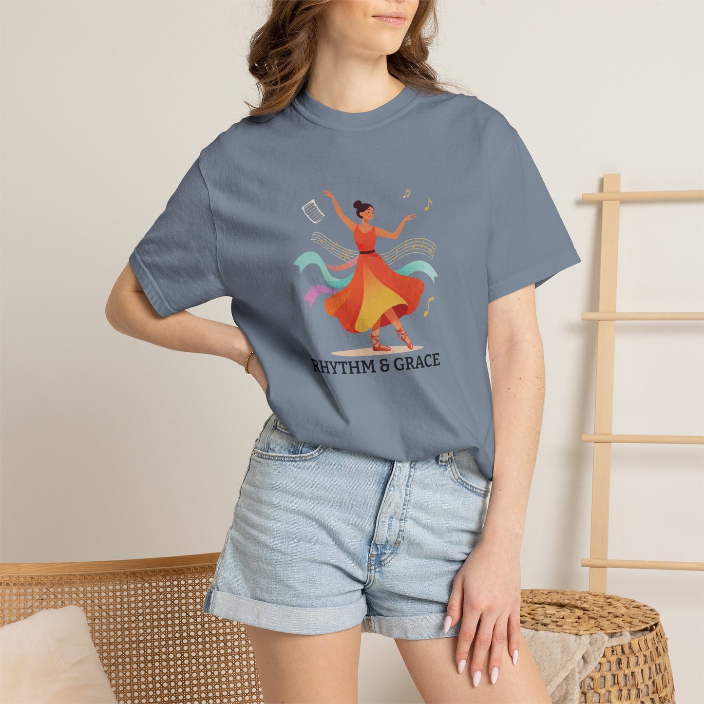 Personalized Dance Tee — Contemporary Dancer Illustration (Add Your Name or Text)